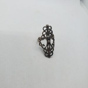 Sterling Silver Size 5.75 Ring with Scroll Design